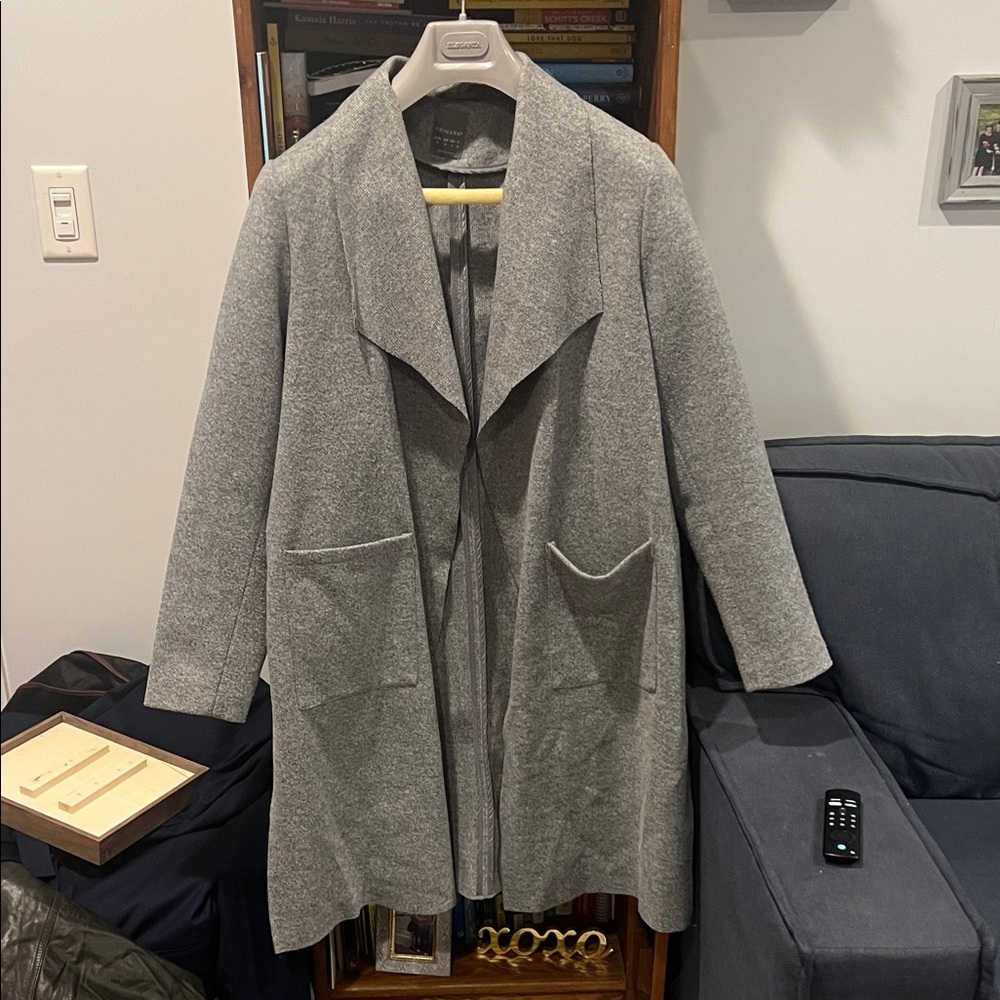 Primark Charcoal Open Front Coat